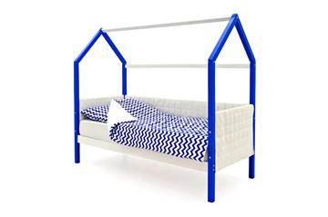Кровать-домик в детскую «Svogen сине-белый» мягкая в Нижнем Новгороде - предосмотр