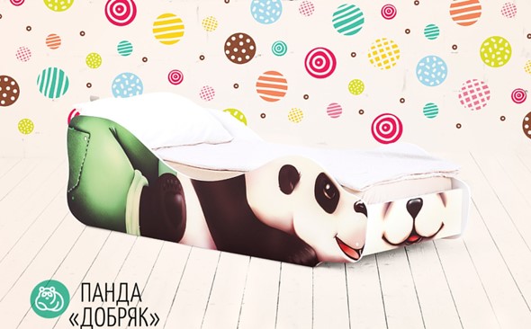 Кровать-зверенок Панда-Добряк в Нижнем Новгороде - изображение