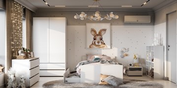 Детская комната для девочки Токио, белый текстурный в Нижнем Новгороде
