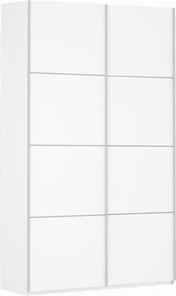 Шкаф 2-дверный Прайм (ДСП/ДСП) 1400x570x2300, белый снег в Нижнем Новгороде - предосмотр
