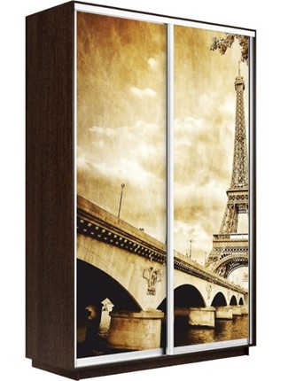 Шкаф 2-х дверный Экспресс 1600x600x2200, Париж/венге в Нижнем Новгороде - изображение