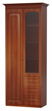 Шкаф двухдверный Гармония-4, МЦН комбинированный в Нижнем Новгороде - изображение