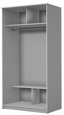 Шкаф 2-х дверный 2200х1200х620 Хит-22-12/2-88, Матовое стекло, Дуб млечный в Нижнем Новгороде - изображение 1