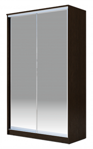 Шкаф 2400х1200х420 Хит-24-4-12/2-88, Матовое стекло, Венге в Нижнем Новгороде - предосмотр