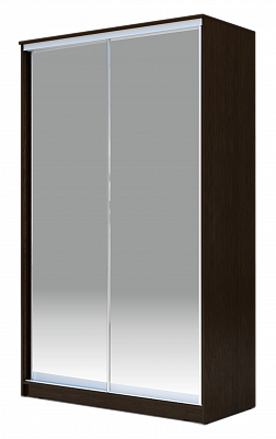 Шкаф 2400х1200х420 Хит-24-4-12/2-88, Матовое стекло, Венге в Нижнем Новгороде - изображение