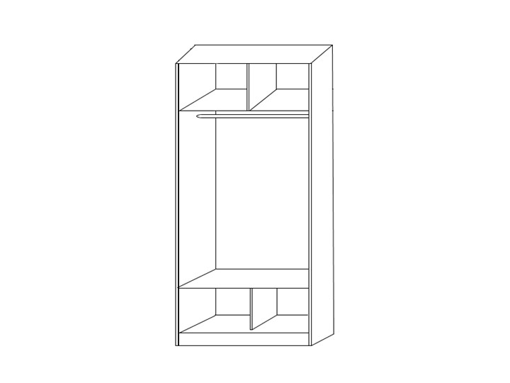 Шкаф 2-х створчатый 2300х1200х620 с двумя зеркалами ХИТ 23-12/2-55, Белый в Нижнем Новгороде - изображение 1