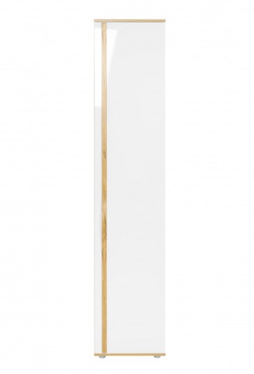 Шкаф 1-створчатый Марта-2 ЛД 136.010, Дуб золотой/Белый глянец в Нижнем Новгороде - изображение 1