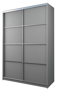 Шкаф 2-х створчатый MAX МШ-23-6-16-11, Профиль Серебро/Цвет Серый в Нижнем Новгороде