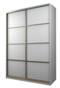 Шкаф 2-х створчатый MAX МШ-23-6-18-11, Профиль Золото/Цвет Белый в Нижнем Новгороде