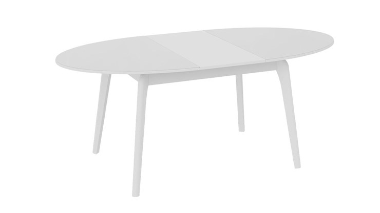 Раздвижной стол Марсель (СМ(Б)-102.01.12(1)), цвет  Белый/Стекло белое глянец в Нижнем Новгороде - изображение 1