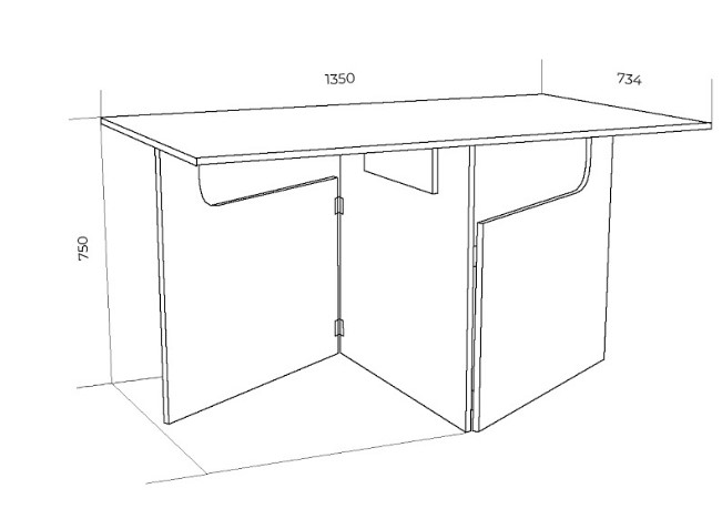 Кухонный стол раздвижной ХИТ -СО-6, Белая шагрень в Нижнем Новгороде - изображение 1