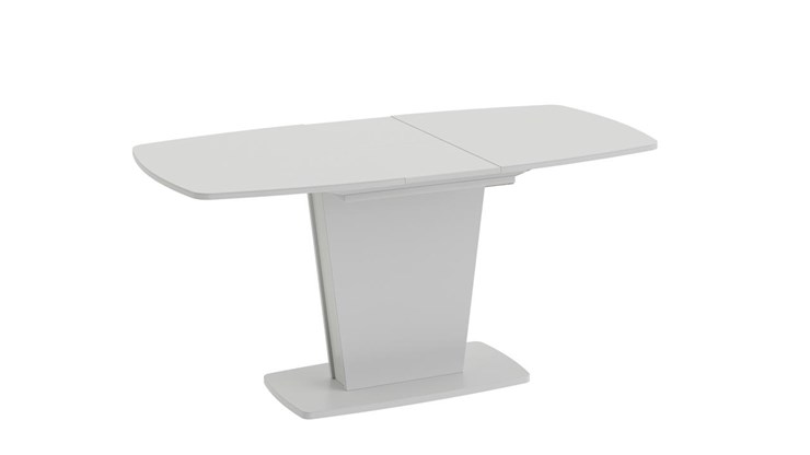Обеденный раздвижной стол Честер тип 2, цвет Белый/Стекло белый глянец в Нижнем Новгороде - изображение 1