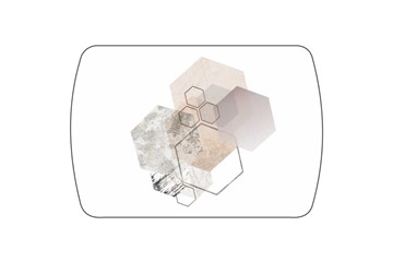 Кухонный стол раздвижной Танго, белый/геометрия в Нижнем Новгороде - предосмотр 3
