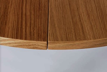 Кухонный стол круглый Шпон Дуба д. 100 см МДФ в Нижнем Новгороде - предосмотр 5