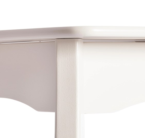 Кухонный стол раздвижной Caterina Provence, бук/мдф, 100+30x70x75, Ivory white арт.19129 в Нижнем Новгороде - изображение 12