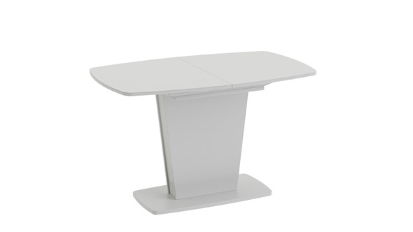 Обеденный раздвижной стол Честер тип 2, цвет Белый/Стекло белый глянец в Нижнем Новгороде - изображение