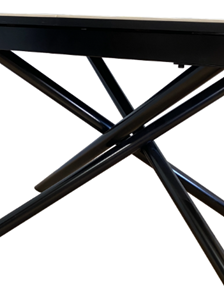 Стол раздвижной DK1200 (черный/керамика мрамор черный) в Нижнем Новгороде - предосмотр 1