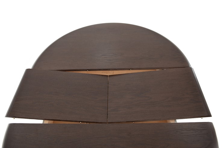 Кухонный раздвижной стол Леонардо-1 исп. Круг 1000, тон 12 Покраска + патина с прорисовкой (на столешнице) в Нижнем Новгороде - изображение 5