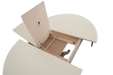 Кухонный раздвижной стол Леонардо-1 исп. Круг 1000, тон 12 Покраска + патина с прорисовкой (на столешнице) в Нижнем Новгороде - предосмотр 6