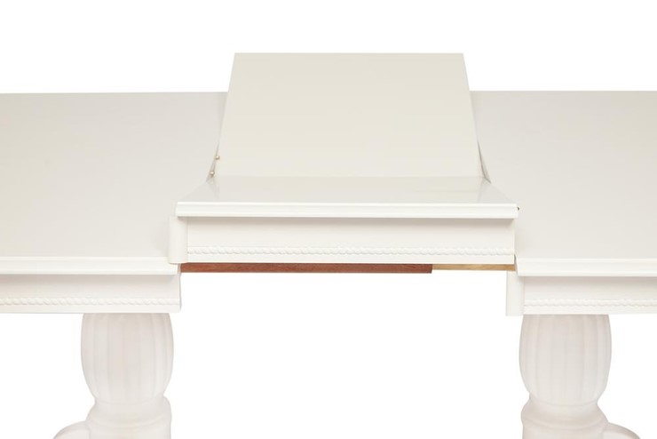 Кухонный раздвижной стол LORENZO (Лоренцо) 160+46x107x76, pure white (402) в Нижнем Новгороде - изображение 6