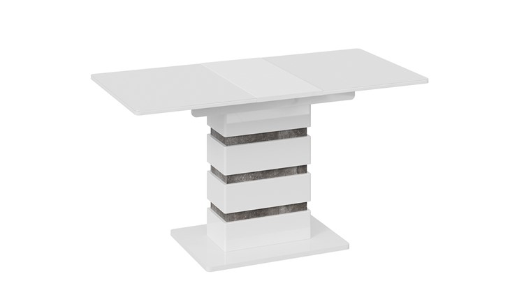 Кухонный раздвижной стол Мадейра тип 1 (Белый глянец/Ателье темный) в Нижнем Новгороде - изображение 3