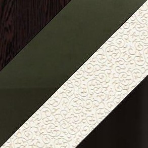 Кухонный раскладной стол НСПГ-02 СТК, венге/темно-коричневое/узор бело-медный/опоры прямые коричневые в Нижнем Новгороде - изображение 1