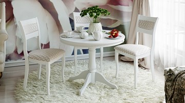 Кухонный раскладной стол Орландо Т1, цвет Белый матовый (Б-111.02.1) в Нижнем Новгороде - предосмотр 2