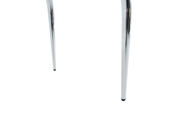 Кухонный раздвижной стол Ривьера - Круг, ноги хром №5, ФП (Текстура №39) в Нижнем Новгороде - изображение 5