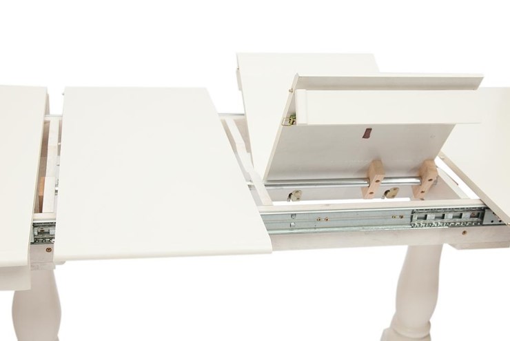 Кухонный раскладной стол Siena ( SA-T6EX2L ) 150+35+35х80х75, ivory white (слоновая кость 2-5) арт.12490 в Нижнем Новгороде - изображение 2