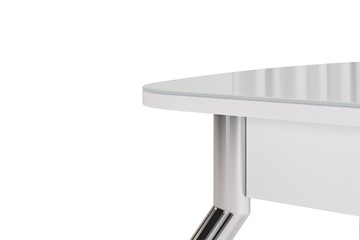 Кухонный стол раздвижной Танго, белый/геометрия в Нижнем Новгороде - предосмотр 5