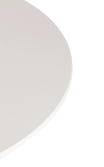 Стол обеденный TULIP (mod. 011) металл/мдф, 90х90х75 белый арт.14105 в Нижнем Новгороде - изображение 1
