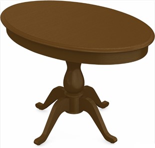 Кухонный раскладной стол Фабрицио-1 исп. Эллипс, Тон 2 Покраска + патина (в местах фрезеровки) в Арзамасе