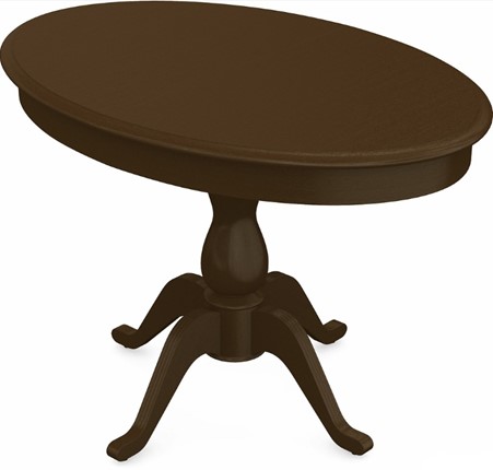 Кухонный раздвижной стол Фабрицио-1 исп. Эллипс, Тон 4 Покраска + патина с прорисовкой (на столешнице) в Нижнем Новгороде - изображение