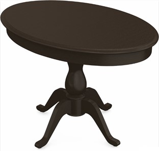 Кухонный раскладной стол Фабрицио-1 исп. Эллипс, Тон 8 Покраска + патина с прорисовкой (на столешнице) в Арзамасе
