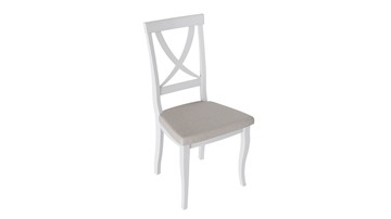 Обеденный стул Лион 2 (Белый матовый/тк № 110) в Нижнем Новгороде