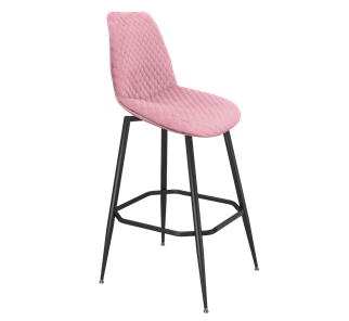 Барный стул SHT-ST29-С22 / SHT-S148 (розовый зефир/черный муар) в Нижнем Новгороде