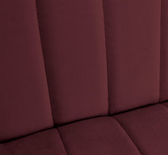 Барный стул SHT-ST37 / SHT-S93 (рубиновое вино/браш.коричневый/черный муар) в Нижнем Новгороде - изображение 4