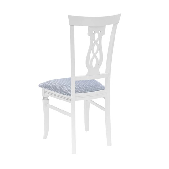 Обеденный стул Leset Юта (Белый 9003 + патина серебро) в Нижнем Новгороде - изображение 1