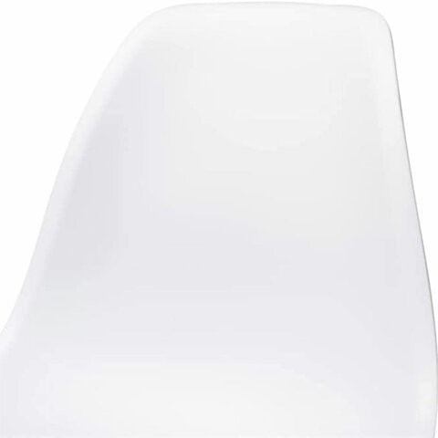 Комплект обеденных стульев 4 шт. BRABIX "Eames CF-010", пластик белый, опоры дерево/металл, 532630, 2033A в Нижнем Новгороде - изображение 15