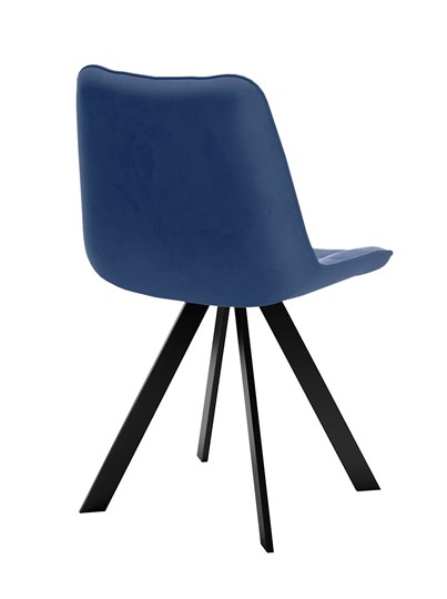 Обеденный стул 229 Поворотный, Микровелюр B8 BLUE  / опоры черные в Нижнем Новгороде - изображение 3