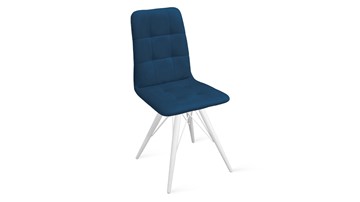Обеденный стул Аспен К3 (Белый матовый/Велюр Confetti Blue) в Нижнем Новгороде