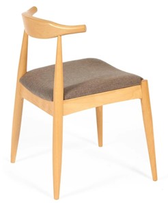 Кухонный стул BULL бук/ткань 54,5x54x75 Натуральный (2 шт) арт.13985 в Нижнем Новгороде - предосмотр 1