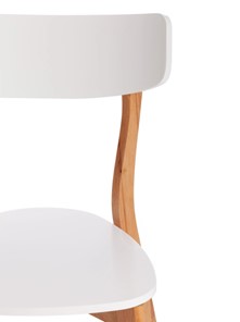Обеденный стул Claire, дерево гевея/МДФ 48x49,5x81,5 Белый/натуральный (2 шт) арт.15113 в Нижнем Новгороде - предосмотр 5