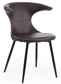 Обеденный стул FLAIR (mod. 9020) 60х56х78 коричневый 1/черный в Нижнем Новгороде