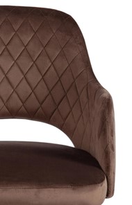 Обеденный стул VALKYRIA (mod. 711) 55х55х80 коричневый barkhat 12/черный арт.19001 в Нижнем Новгороде - предосмотр 5
