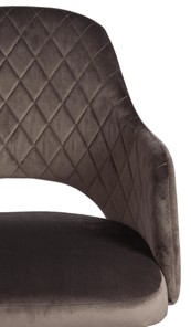 Обеденный стул VALKYRIA (mod. 711) 55х55х80 темно-серый barkhat 14/черный арт.15344 в Нижнем Новгороде - предосмотр 5