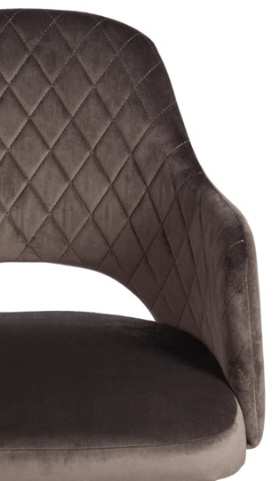 Обеденный стул VALKYRIA (mod. 711) 55х55х80 темно-серый barkhat 14/черный арт.15344 в Нижнем Новгороде - изображение 5