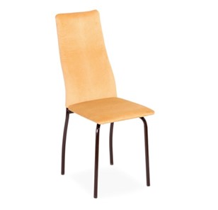 Обеденный стул Волна, каркас металл коричневый, велюр тайту 16 в Нижнем Новгороде