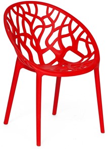 Кухонное кресло BUSH (mod.017) пластик 60*58,5*80 красный, арт.11726 в Нижнем Новгороде - предосмотр