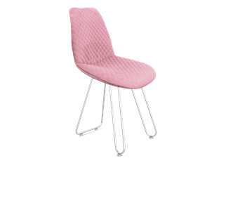 Обеденный стул SHT-ST29-С22 / SHT-S106 (розовый зефир/хром лак) в Нижнем Новгороде